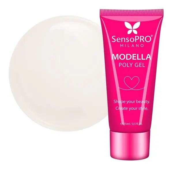 Polygel MODELLA SensoPRO Milano - Peach Cream, 15ml