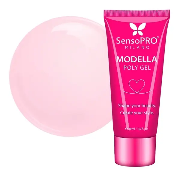 Polygel MODELLA SensoPRO Milano - Pink Sorbet, 30ml