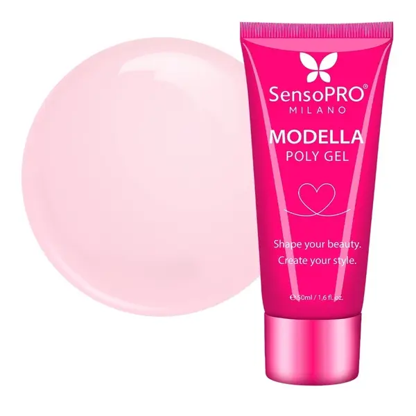 Polygel MODELLA SensoPRO Milano - Pink Sorbet, 50ml