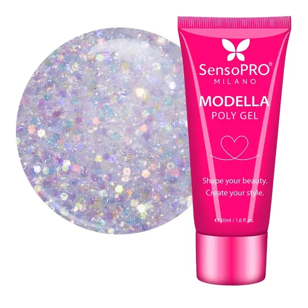 Polygel MODELLA SensoPRO Milano - Starlit Opal, 50ml