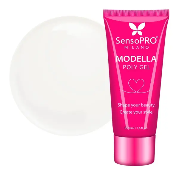 Polygel MODELLA SensoPRO Milano - White, 50ml