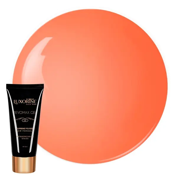 Polygel REVOMAX GEL LUXORISE Apricot Sorbet, 15ml