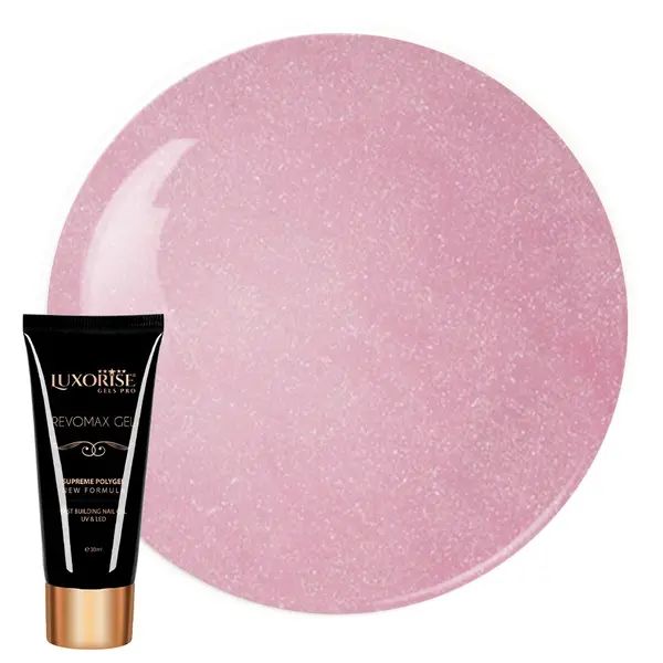 Polygel REVOMAX GEL LUXORISE Coral Mist, 30ml