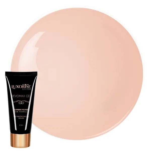 Polygel REVOMAX GEL LUXORISE Ivory Blush, 30ml