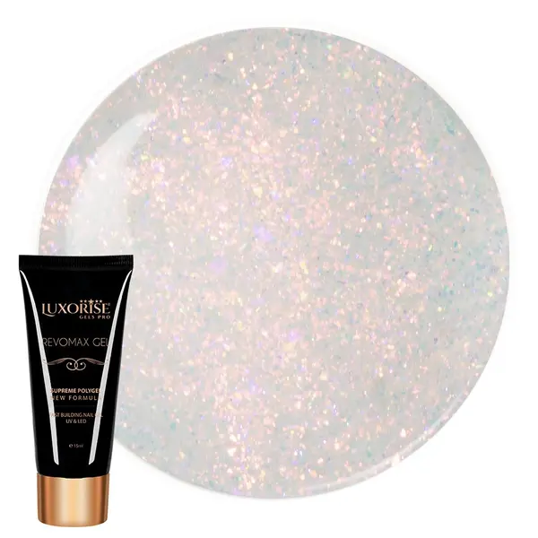 Polygel REVOMAX GEL LUXORISE Moonlit Haze, 15ml