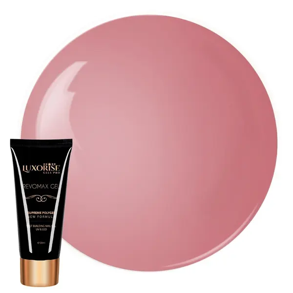 Polygel REVOMAX GEL LUXORISE Peachy Pink, 30ml