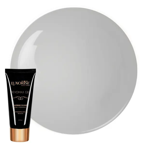 Polygel REVOMAX GEL LUXORISE Silent Grey, 15ml