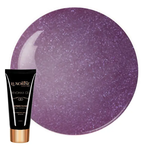 Polygel REVOMAX GEL LUXORISE Smoky Quartz, 30ml