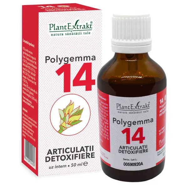 Polygemma 14 - Ajută la menţinerea mobilităţii articulaţiilor – 50ml