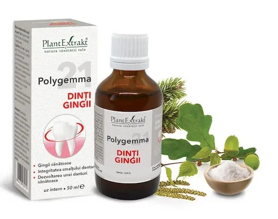 Polygemma 21 dinti, Gingii, 50 ml, Plant Extrakt