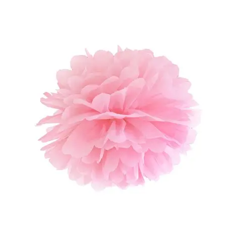 Pom pom roz deschis 35 cm
