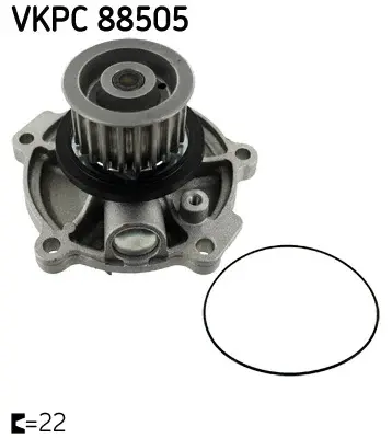 Pompa apa CHRYSLER VOYAGER IV 2.5D 2.8D intre 2000-2008