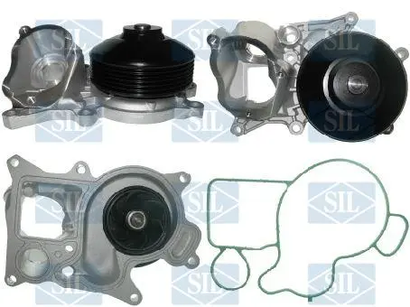 Pompa apa cu garnitura potrivit BMW 1 (F20), 1 (F21), 2 (F22, F87), 3 (E90), 3 (E91), 3 (E92), 3 (E93), 3 (F30, F80), 3 (F31), 3 GRAN TURISMO (F34), 4 (F32, F82), 4 (F33 1.6D 2.0D 3.0D 06.05-12.20