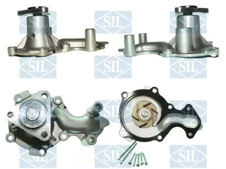 Pompa apa cu garnitura potrivit FORD B-MAX, C-MAX II, ECOSPORT, FIESTA VI, FIESTA VII, FOCUS III, FOCUS III HATCHBACK, FOCUS III KOMBI, GRAND C-MAX, MONDEO V 1.0-2.3 02.12-