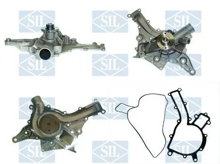 Pompa apa cu garnitura potrivit MERCEDES C (CL203), C T-MODEL (S202), C T-MODEL (S203), C (W202), C (W203), CLK (A208), CLK (A209), CLK (C208), CLK (C209), CLS (C219) 2.4-5.5 12.96-