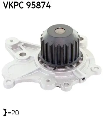Pompa apa HYUNDAI ELANTRA, GRANDEUR, I30, SANTA FE I, SANTA FE II, SONATA V, TRAJET, TUCSON; KIA CARENS II, CARENS III, CEE D, CEE D SW, CERATO, MAGENTIS, PRO CEE D, SPORTAGE 2.0D 2.2D dupa 2001
