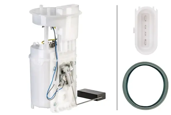 Pompa combustibil (modul) potrivit AUDI A3, A6 C5; SEAT ALHAMBRA, CORDOBA, IBIZA III; SKODA FABIA I, FABIA I PRAKTIK, FABIA II, FELICIA II; VW GOLF IV, PASSAT B5, PASSAT B5.5 1.2-2.4 06.94-12.14
