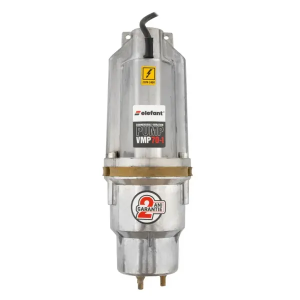 Pompa de apa pe vibratie Elefant VMP70-1, 350W, Debit 18L min., 3 sorbi