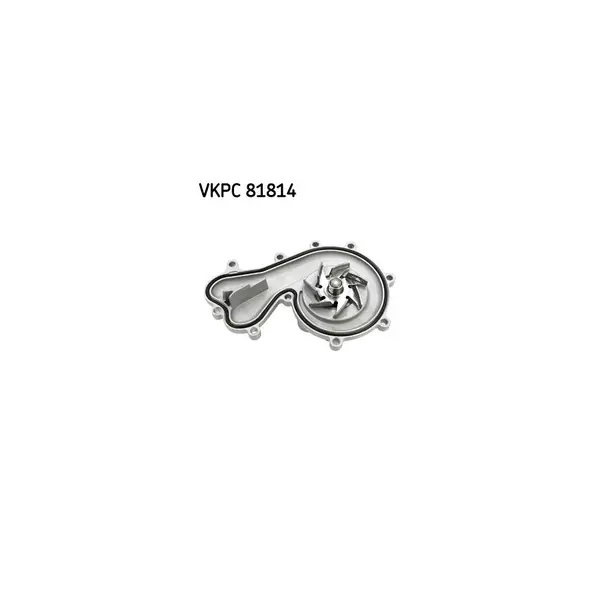 Pompă de apă, răcire motor SKF VKPC 81814