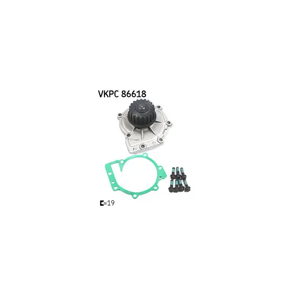 Pompă de apă, răcire motor SKF VKPC 86618