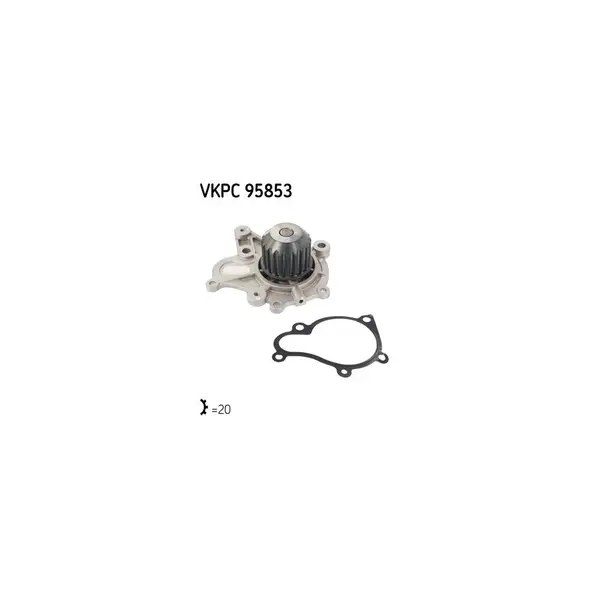 Pompă de apă, răcire motor SKF VKPC 95853