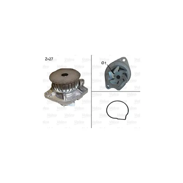 Pompă de apă, răcire motor VALEO 506576