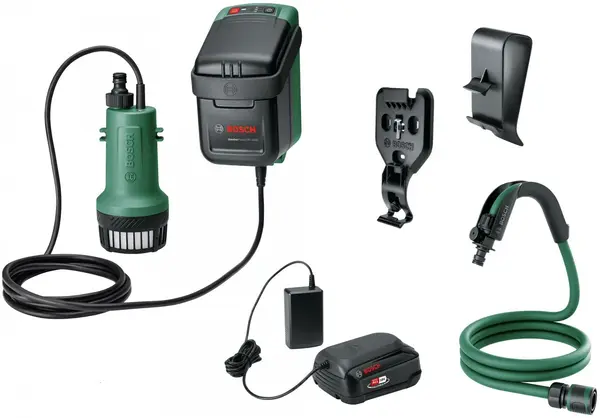 Pompă de grădină cu acumulator Bosch - GardenPump, 18V-2000, 2.5 Ah, 33.3 l/min