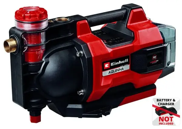 Pompă de grădină cu acumulator Einhell – AQUINNA 36/38 F LED AUTOMATIC