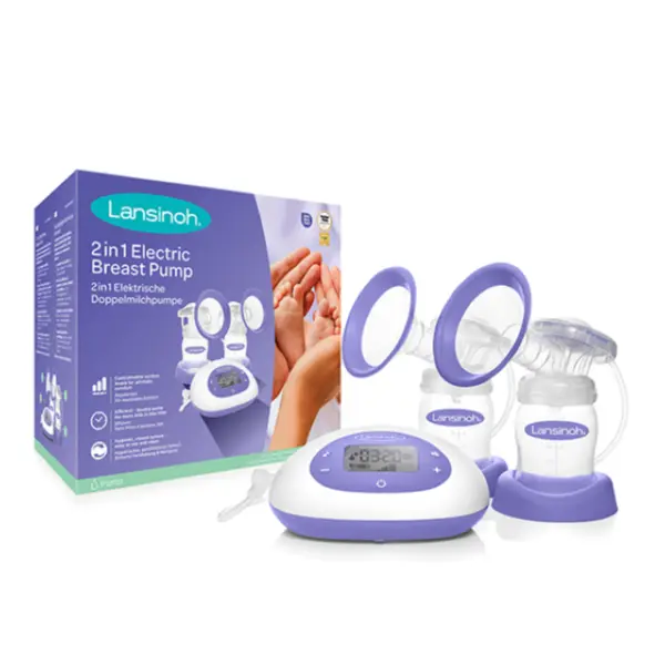 Pompa de sân electrică dublă, 2in1, Lansinoh