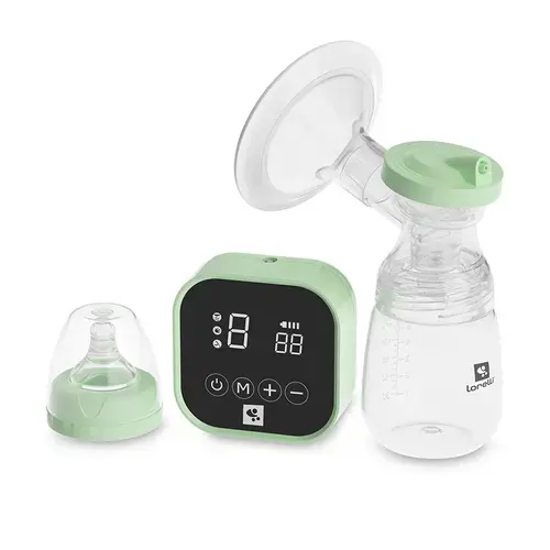 Pompa de san electrica Lorelli Lea, ecran LCD, recipient 180 ml, Verde