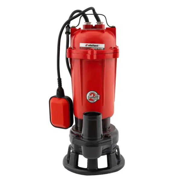 Pompa drenaj submersibila monoetajata Elefant WQCD10-10-0.95F , 750 W , 2850 rot min , cu tocator