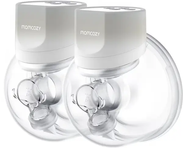 Pompă dublă pentru lapte matern Momcozy – S12 Pro, gri