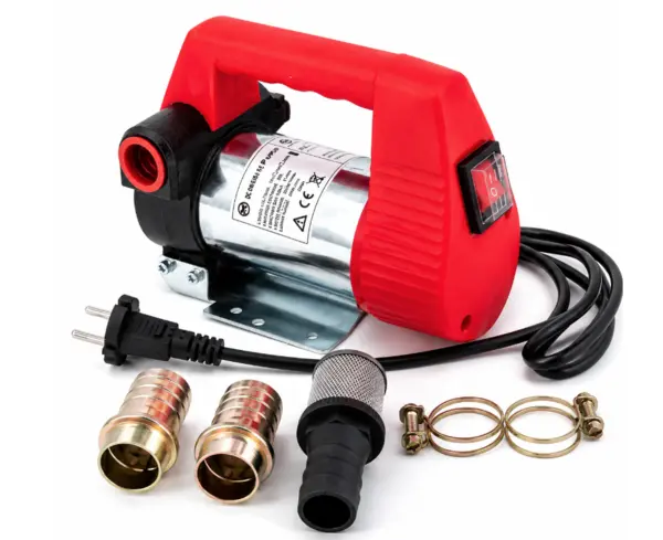 Pompa electrica 220v transfer motorina, 40L/ min maner ROSU