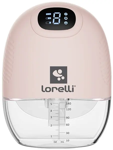 Pompă electrică de sân Lorelli - Hands Free, Alice, roz