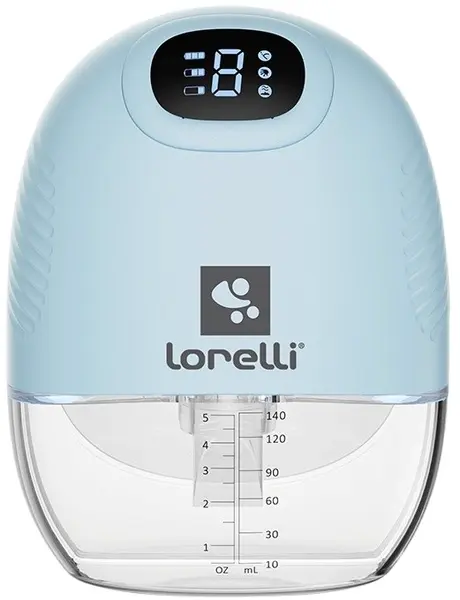 Pompa electrică pentru lapte matern Lorelli - Hands Free, Alice, albastră