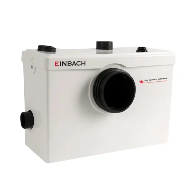 Pompa Evacuare Apa Menajera Demisol, Subsol, cu Tocator, Pompa WC, EINBACH LIFTMAX, 600 W, 240 l/min, H Refulare 10 m