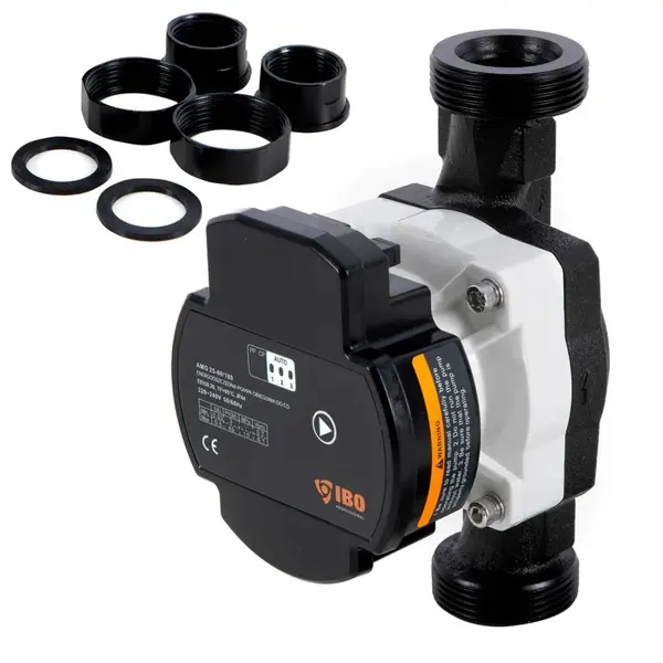 Pompa recirculare electronica pentru centrala IBO Dambat AMG 25-60/180, 55l/min, 45W, Cablu comunicare pompa de caldura inclus