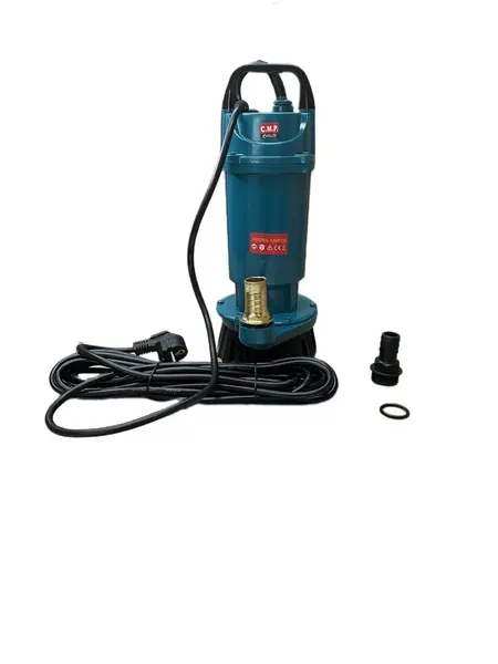 Pompa submersibila apa curata CMP1766 QDX3-25-0.75, 0.75kW, 1HP, debit 3 mc/h, inaltime refulare 25m, 2860RPM, 110-220V, fara plutitor