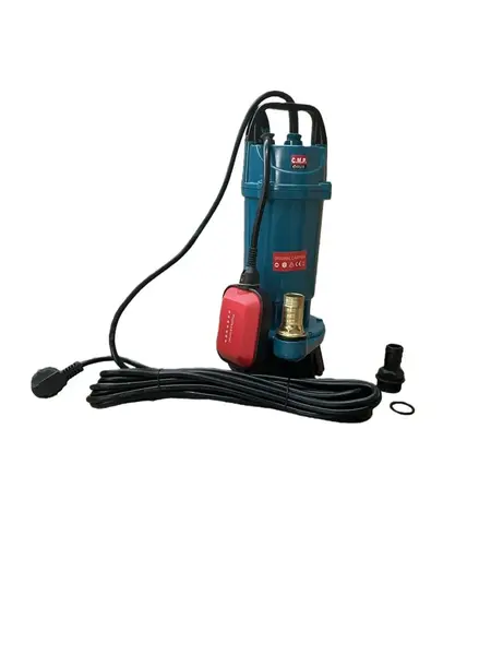 Pompa submersibila apa curata CMP1766F QDX3-25-0.75F, 0.75kW, 1HP, debit 3 mc/h, inaltime refulare 25m, 2860RPM, 110-220V, cu plutitor