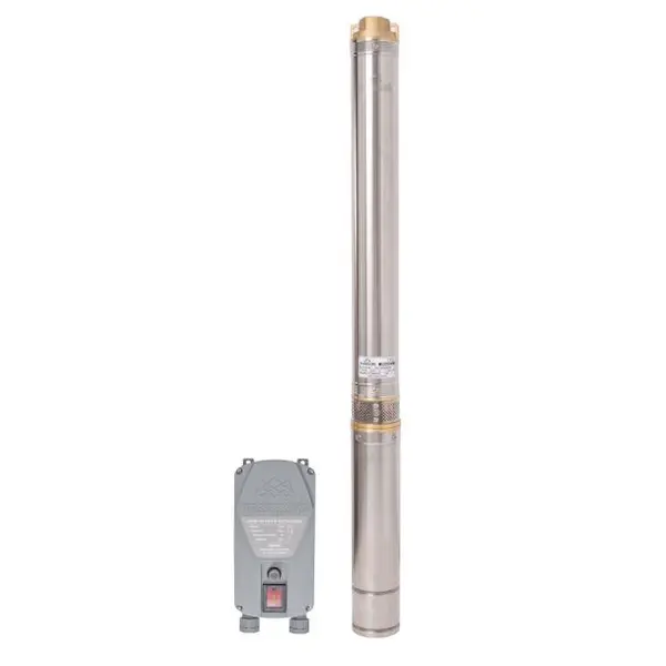 Pompa submersibila centrifugala multietajata Wasserkonig SI10094/3.5, diametru 3.5"", putere 1500 W, debit 5640 l/h, inaltime refulare 100 m