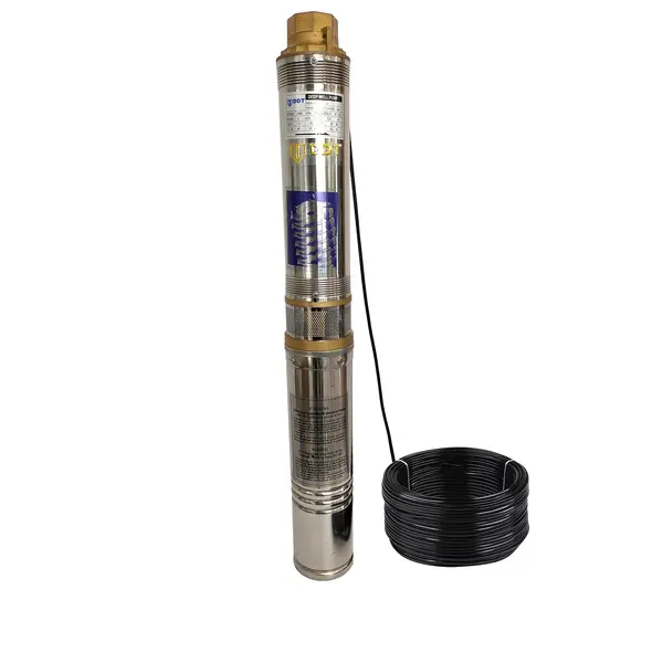 Pompa submersibila de adancime DDT 4QJD2-8, Inox, 1500W, 7 mAł h, 8 turbine, 120m, 25m cablu
