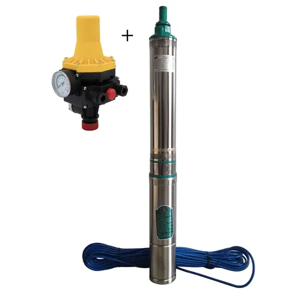Pompa submersibila de mare adancime ALFA, 16 turbine, Debit 10 m ³ h , Inaltime refulare 160m, 30m cablu, CMP1560 CMP1207