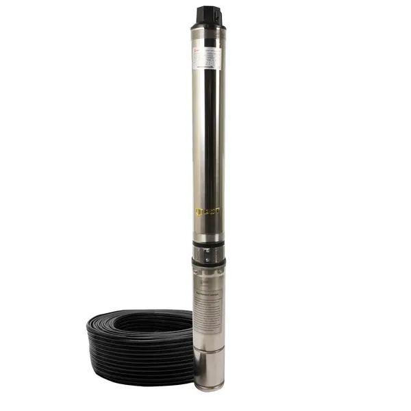 Pompa submersibila de mare adancime DDT 4SDM2-16, Inox, 2000W, 8m ³ h, 16 turbine, 140m, 10m cablu