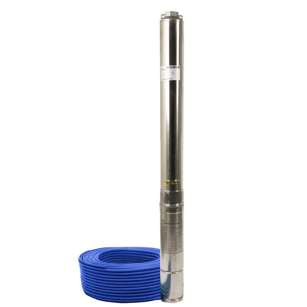 Pompa submersibila de mare adancime, DDT 4SDM3-16, Inox, 2200W, 10 m ³ h,16 turbine, 200m, 30 m cablu