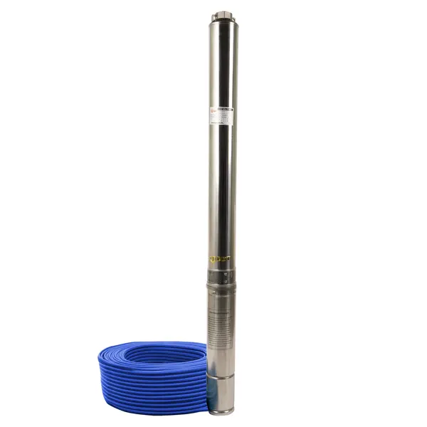 Pompa submersibila de mare adancime DDT 4SDM3-20, Inox, 2500W, 12 m ³ h, 20 turbine, 250m, 30m cablu