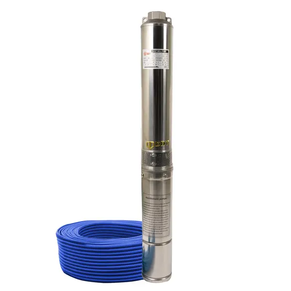 Pompa submersibila de mare adancime DDT 4SDM3-7, Inox, 1500W, 7 m ³ h, 7 turbine, 120m, 30m cablu
