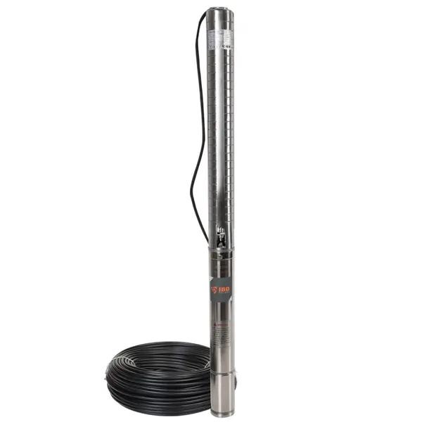 Pompa submersibila inox, IBO Dambat, 3ISP 3-32, 1100W, 65l/min, H-105m, cablu 20m