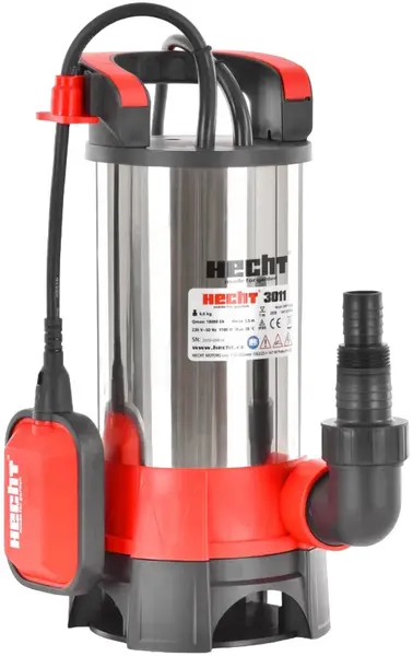 Pompă submersibilă pentru apă murdară Hecht - 3011, 1100 W, 9.5 m