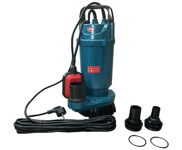 Pompa submersibila pt. apa murdara cu plutitor Aqua Tech Premium QDX10-35-1.1F, 1.1kW, H35m, 10m ³ h, 2860RPM, Racord 2 , Reductii 1 si 1.5 incluse, 7.5m cablu
