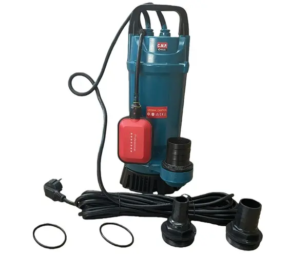 Pompa submersibila pt. apa murdara cu plutitor Aqua Tech Premium QDX30-45-1.5F, 1.5kW, H45m, 30m ³ h, 2860RPM, Racord 2 , Reductii 1 si 1.5 incluse, 7.5m cablu